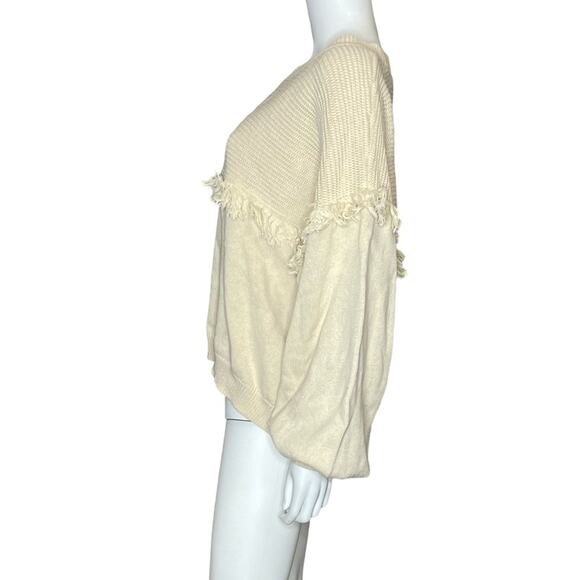 Joie Angelia Pullover Top in Bleached Stone Women’s Sz XL - Picture 3 of 8